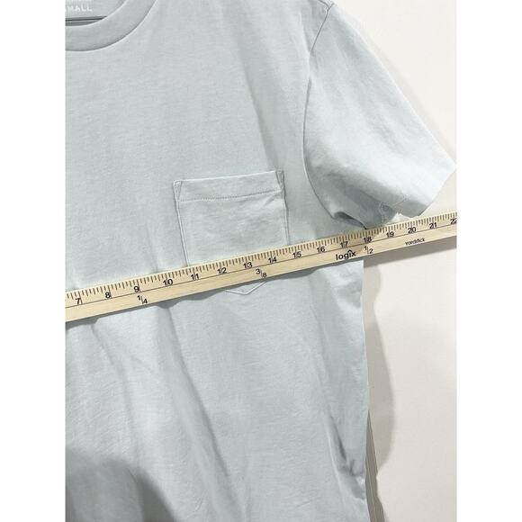 J.Crew Men’s Slim Fit Pocket Tee Size Small Blue Washed Cotton T-Shirt NWT - Picture 5 of 9